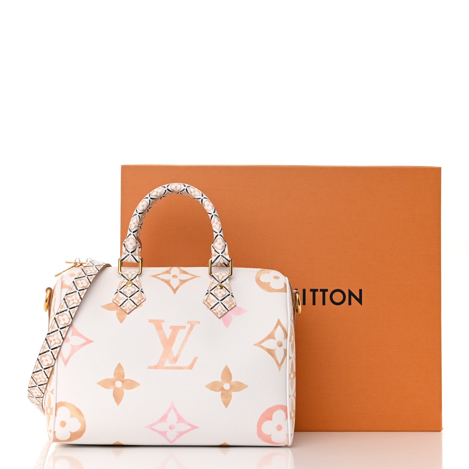 Louis Vuitton Monogram Giant By The Pool 2.0 Speedy Bandouliere 25 Beige 10 of 10