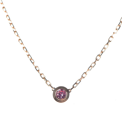 Cartier 18K Pink Gold Saphirs Legers De Necklace 4 of 6