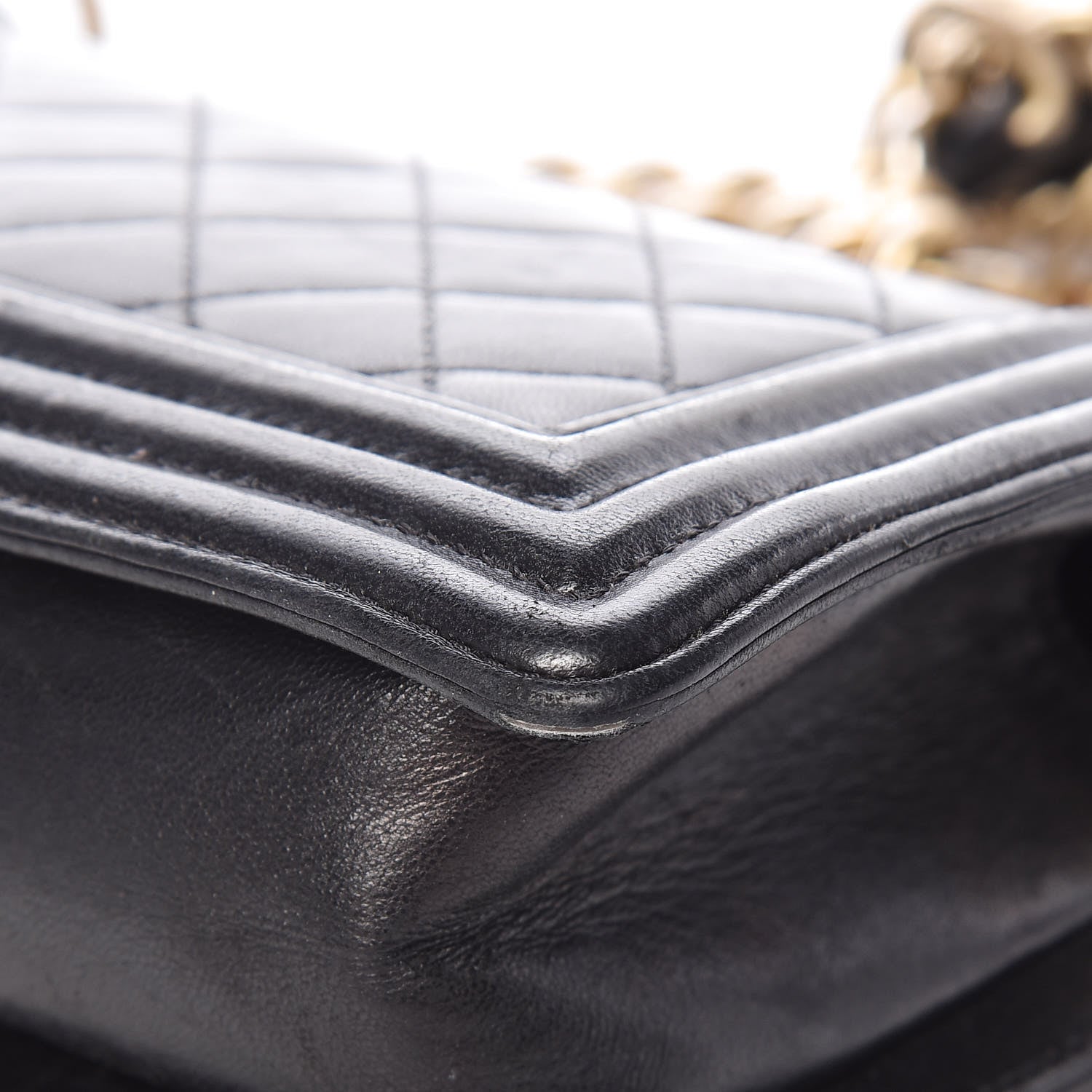 Chanel Lambskin Quilted Small Boy Flap Black 15 of 18