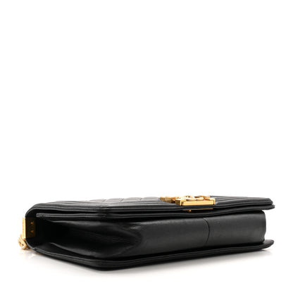 Chanel Calfskin Quilted Medium Boy Flap Black 4 of 11