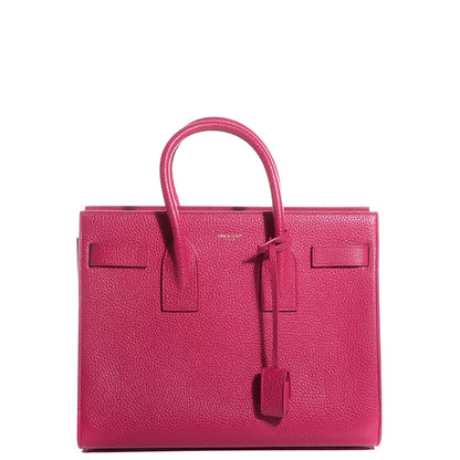 Saint Laurent Grained Calfskin Small Sac De Jour Lipstick Pink 1 of 7