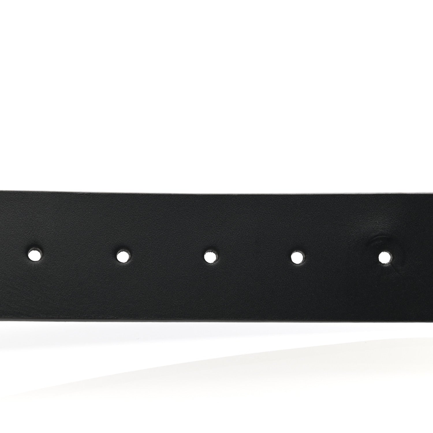 Gucci Selleria Calfskin Mens Interlocking G 37mm Belt 105 42 Black 4 of 6