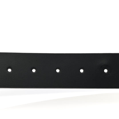 Gucci Selleria Calfskin Mens Interlocking G 37mm Belt 105 42 Black 4 of 6