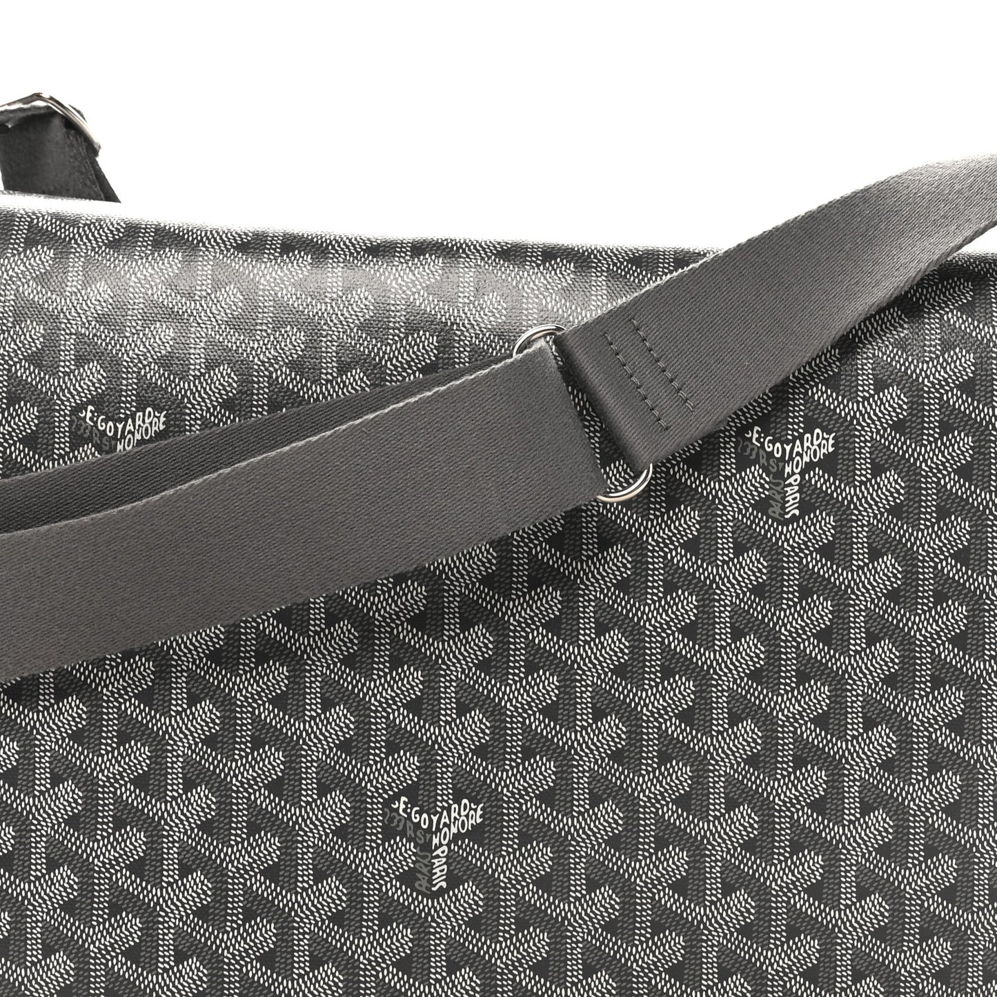 Goyardine Capetien Messenger Bag Grey