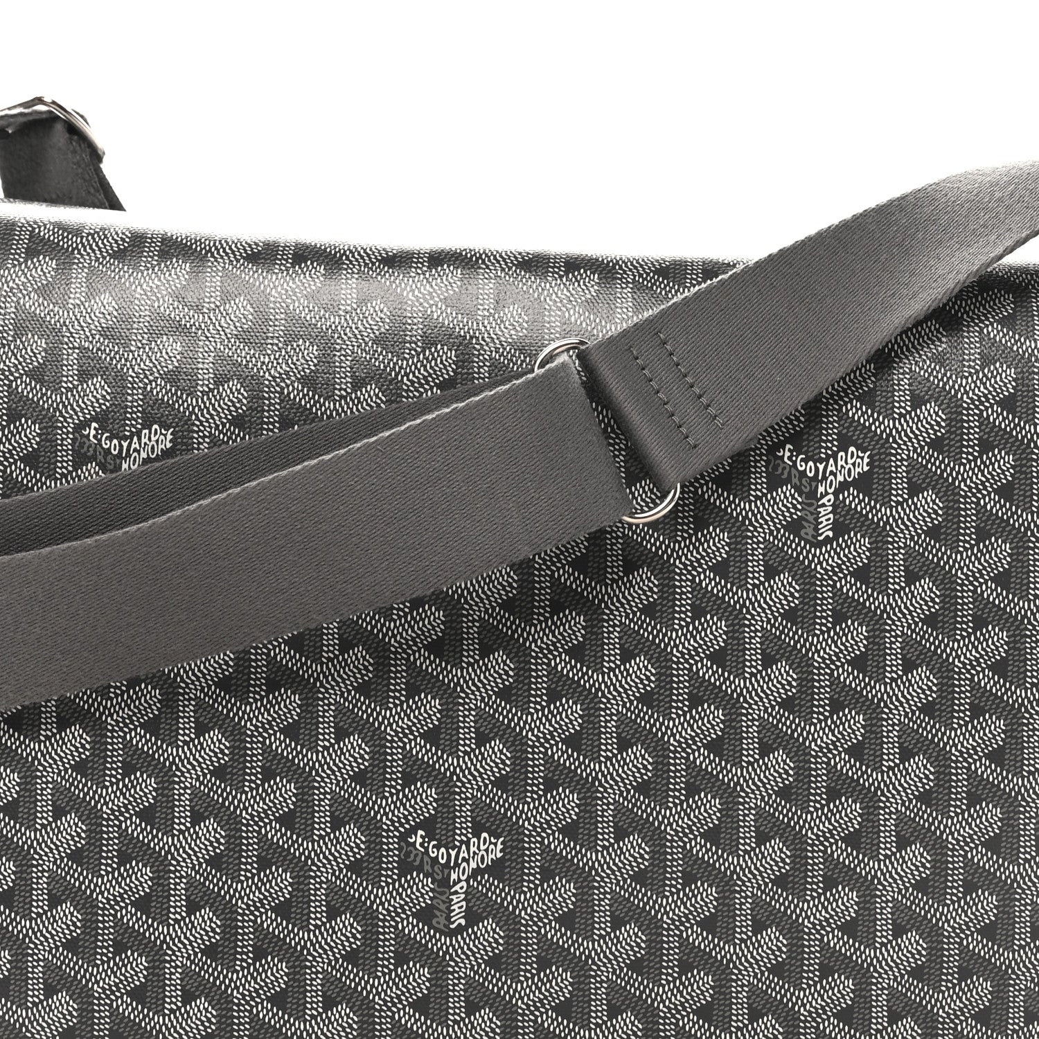 Goyard Goyardine Capetien Messenger Bag Grey 7 of 9