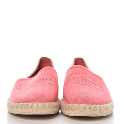 Louis Vuitton Canvas Articles de Voyage Espadrille 39 Coraile 2 of 8