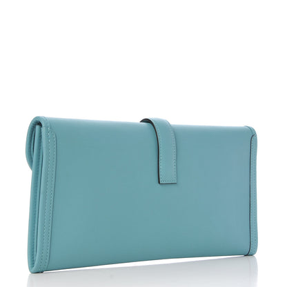 Hermes Swift Jige Elan 29 Clutch Bleu Saint Cyr 3 of 7