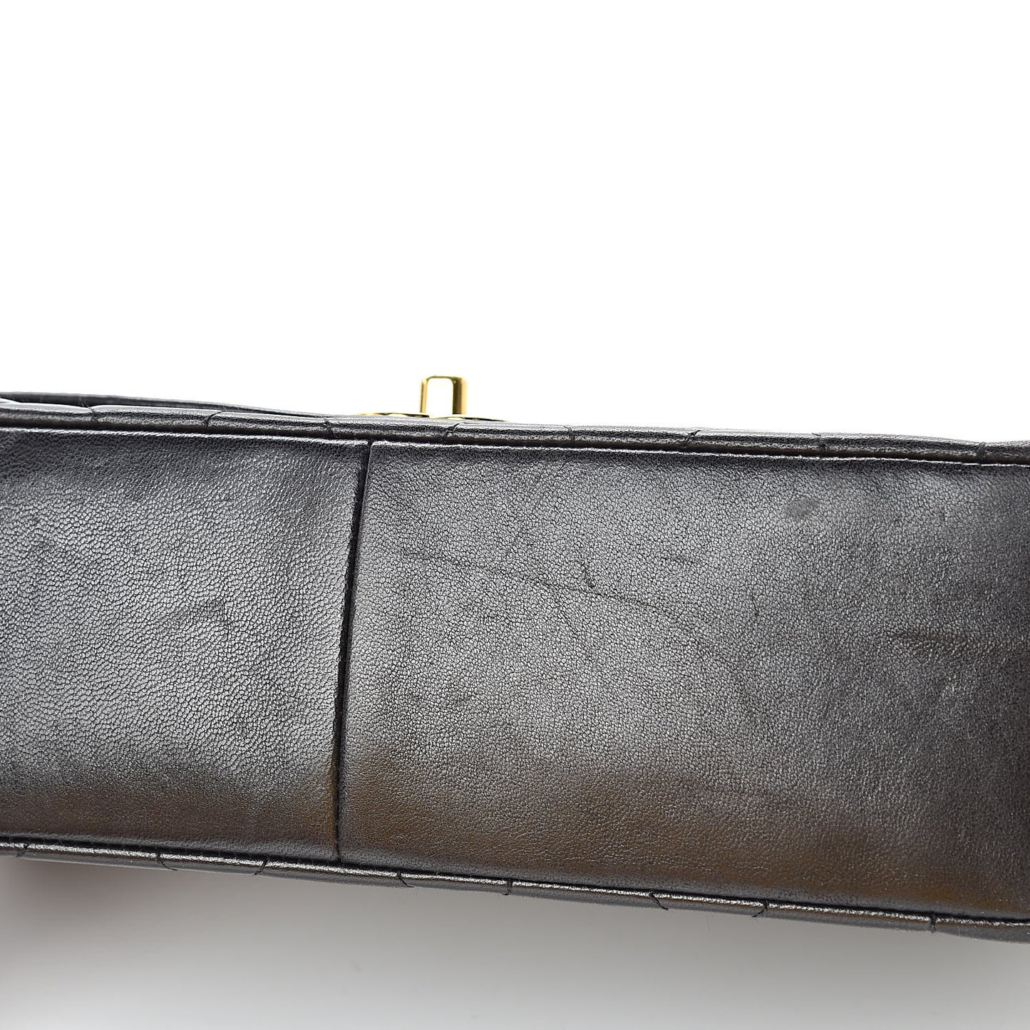 Lambskin Quilted Medium Single Flap Black