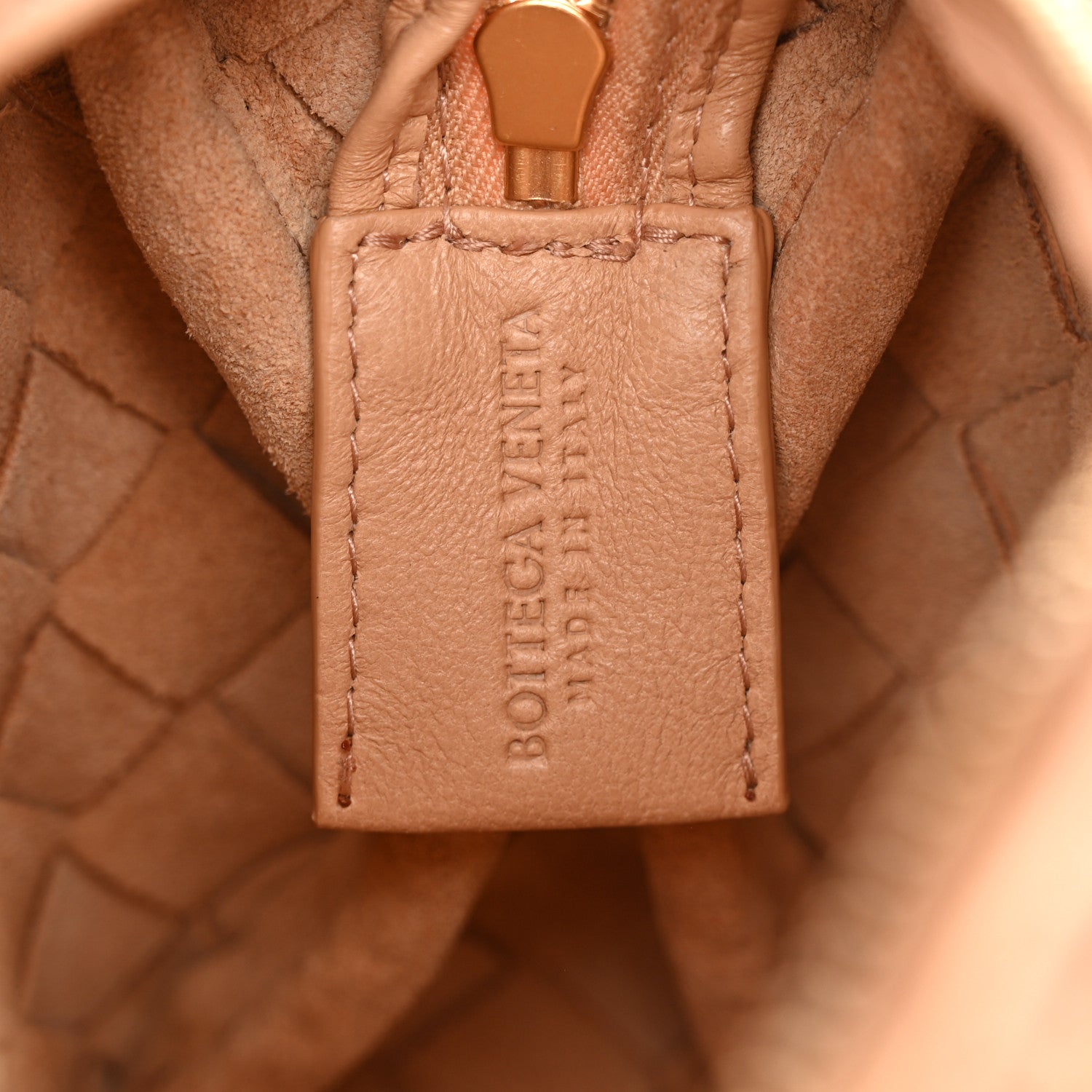 Bottega Veneta Nappa Intrecciato Mini Loop Camera Bag Almond 6 of 9