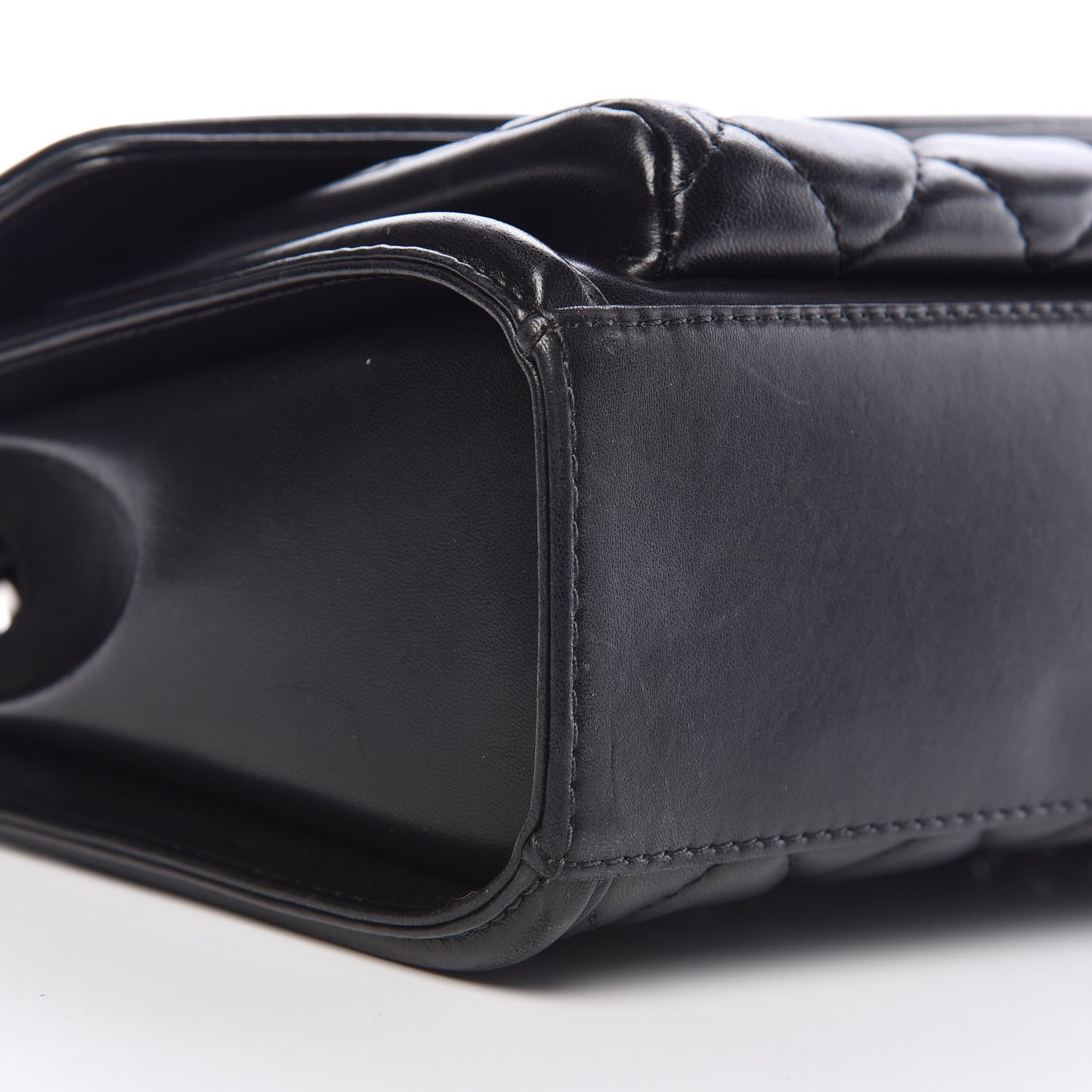 Chanel Lambskin Quilted Large Geometric Flap Black 9 of 11