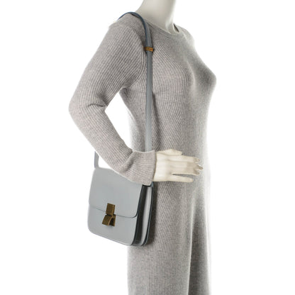 Celine Box Calfskin Medium Classic Box Flap Bag Sky 2 of 7