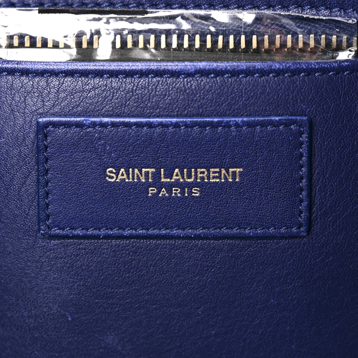 Calfskin Small Classic Y Cabas Royal Blue