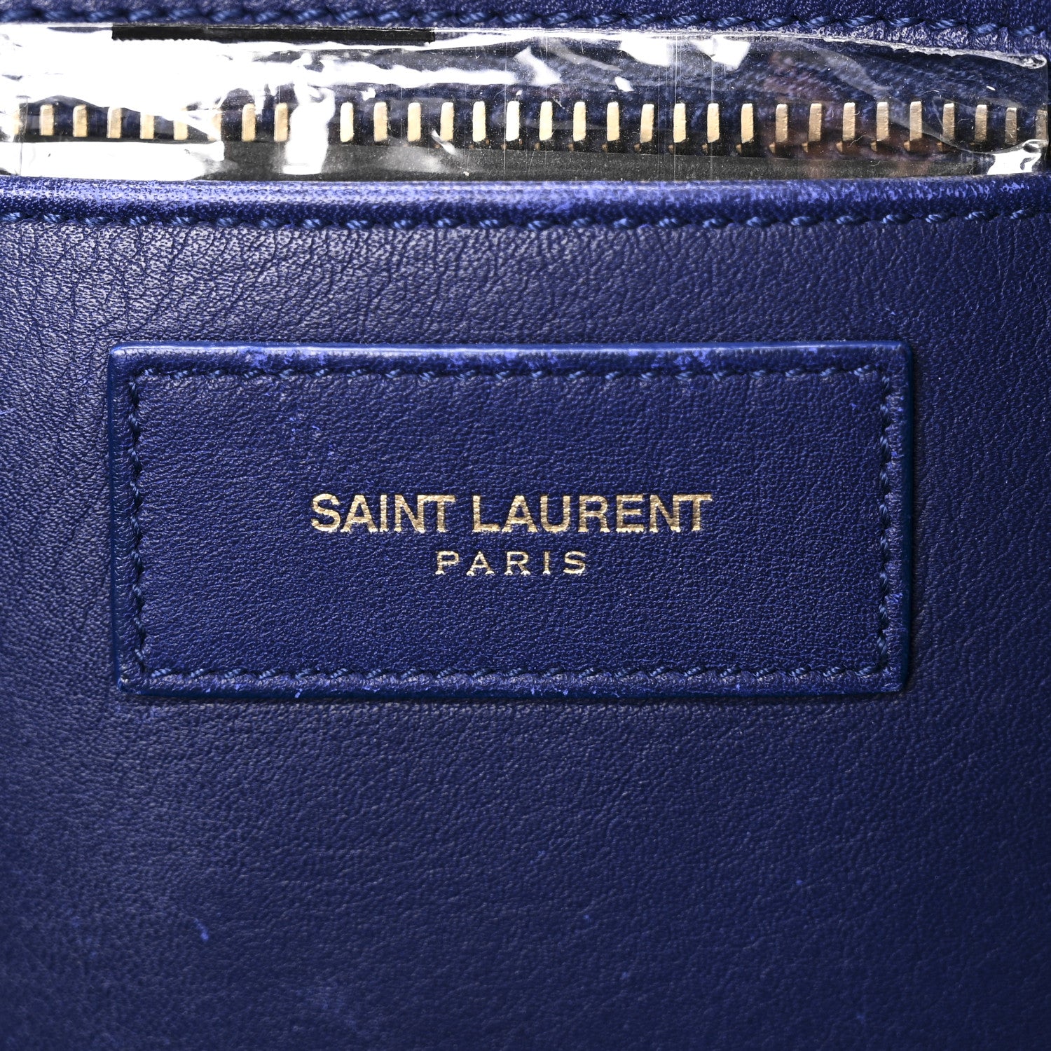 Saint Laurent Calfskin Small Classic Y Cabas Royal Blue 6 of 9