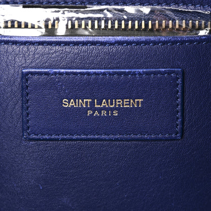 Saint Laurent Calfskin Small Classic Y Cabas Royal Blue 6 of 9