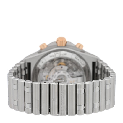 Breitling Stainless Steel 18K Rose Gold 42mm Chronomat B01 Automatic Watch Silver IB0134 3 of 5