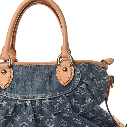 Louis Vuitton Denim Neo Cabby MM Blue 11 of 11