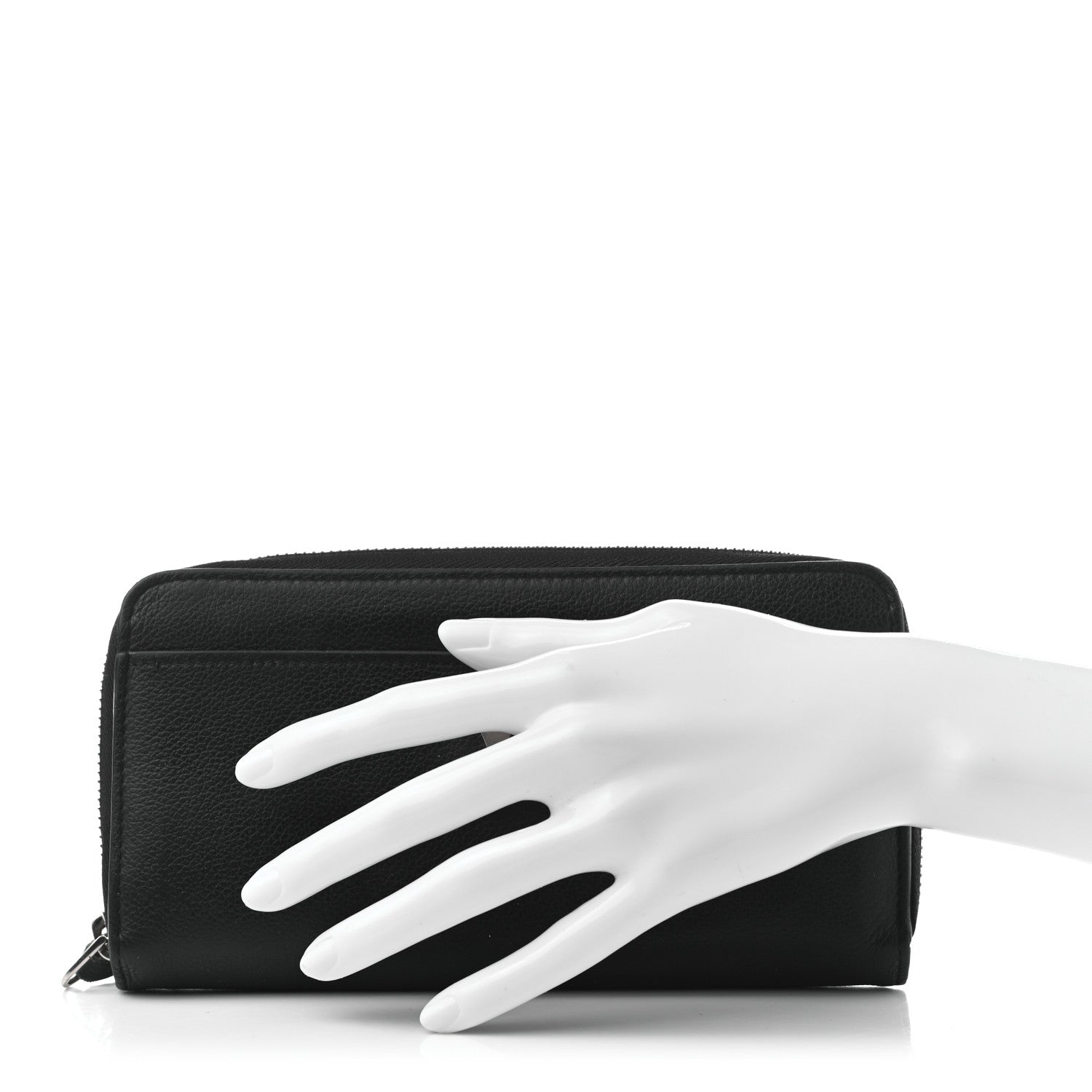 Louis Vuitton Calfskin Zippy Lockme Wallet Black 2 of 9