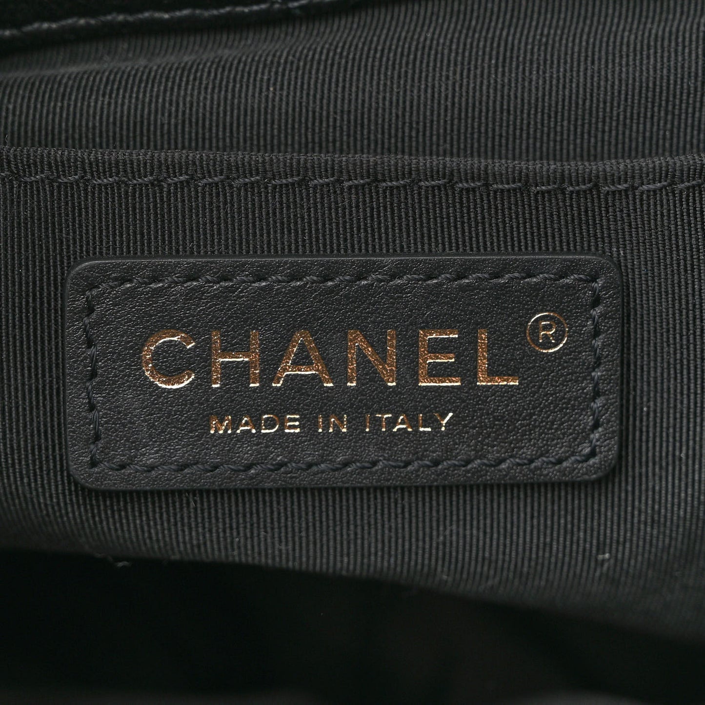 Caviar Quilted Rolled Up Bucket Drawstring Bag Black