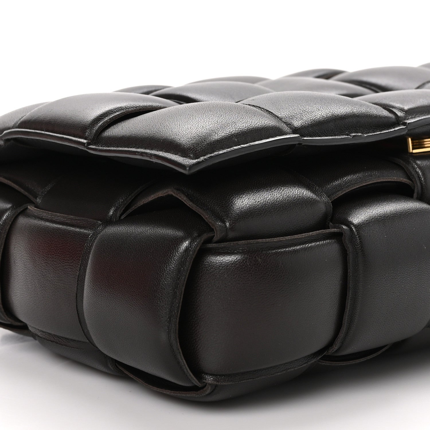 Bottega Veneta Nappa Maxi Intreccio Padded Cassette Crossbody Bag Fondente 9 of 10
