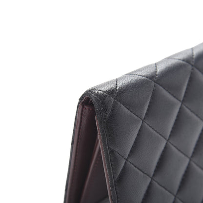 Chanel Lambskin Quilted Yen Wallet Black 11 of 11
