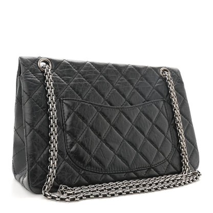 Chanel Aged Calfskin Quilted 2.55 Reissue 226 Flap Black 2 of 14