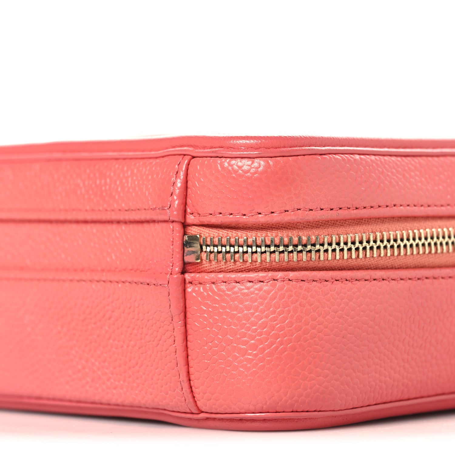 Chanel Caviar Quilted Small CC Filigree Vanity Case Pink 10 of 10