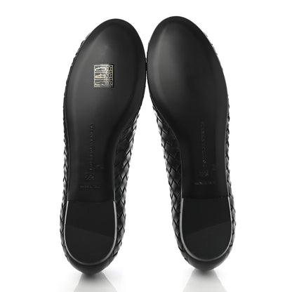 Bottega Veneta Nappa Intrecciato Flats 36.5 Black 5 of 7