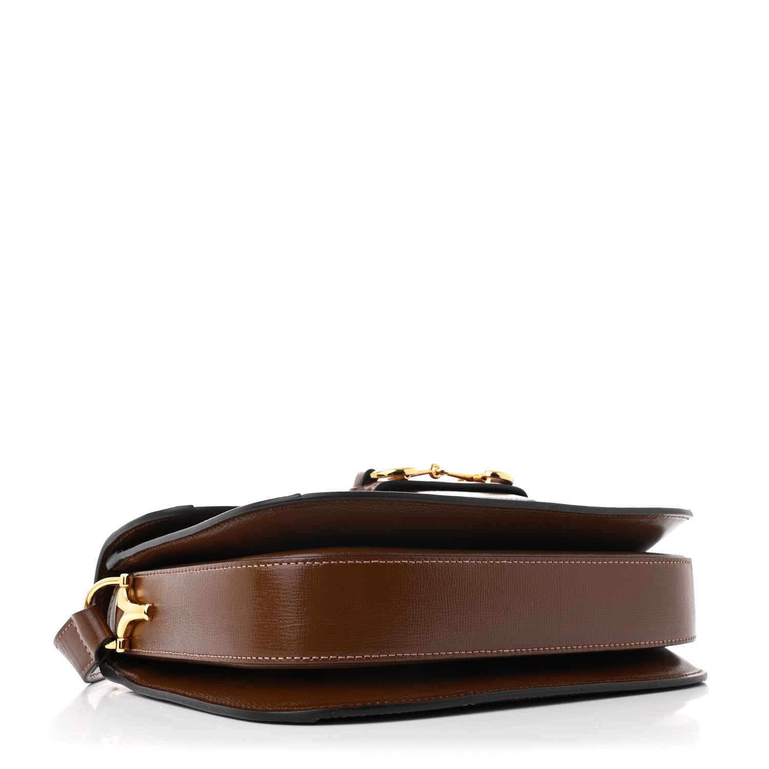 Gucci GG Supreme Monogram Horsebit 1955 Shoulder Bag Beige Brown Sugar 4 of 12