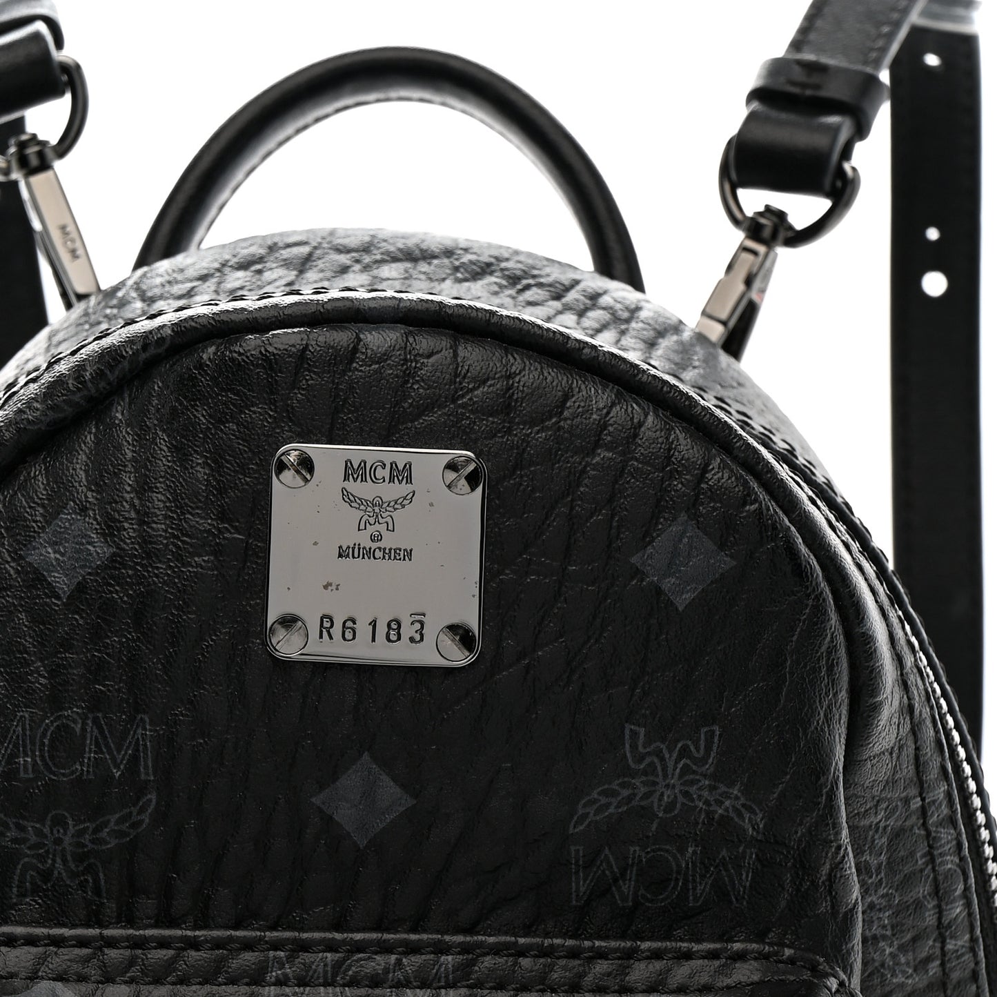 Visetos Side Stud Mini Stark Backpack Black