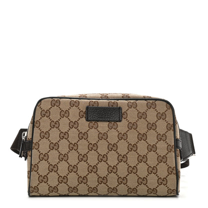 Gucci Monogram Belt Bag Dark Brown 1 of 10