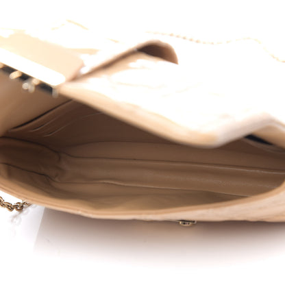 Christian Dior Patent Cannage New Lock Pouch Beige 4 of 10
