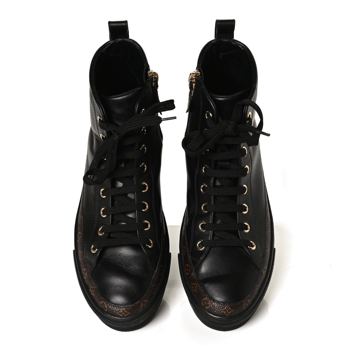 Monogram Stellar Sneaker Boots 36 Black