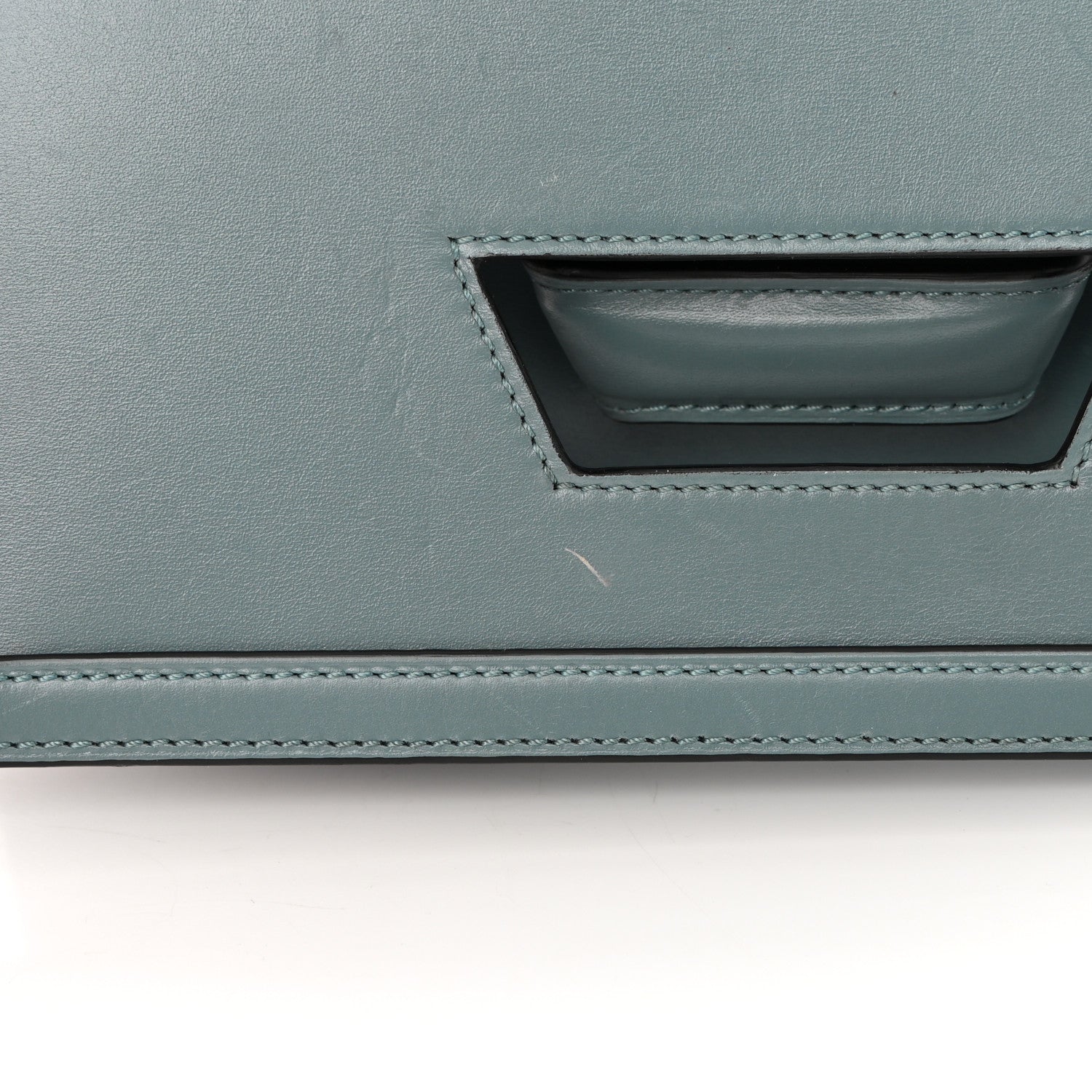 Loewe Calfskin Small Barcelona Shoulder Bag Stone Blue 16 of 21