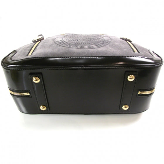 Suede Stamped Havane Bowler GM Grey