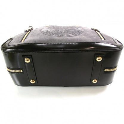 Louis Vuitton Suede Stamped Havane Bowler GM Grey 4 of 8