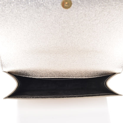 Saint Laurent Metallic Calfskin Medium Serpent Clutch Gold 5 of 6