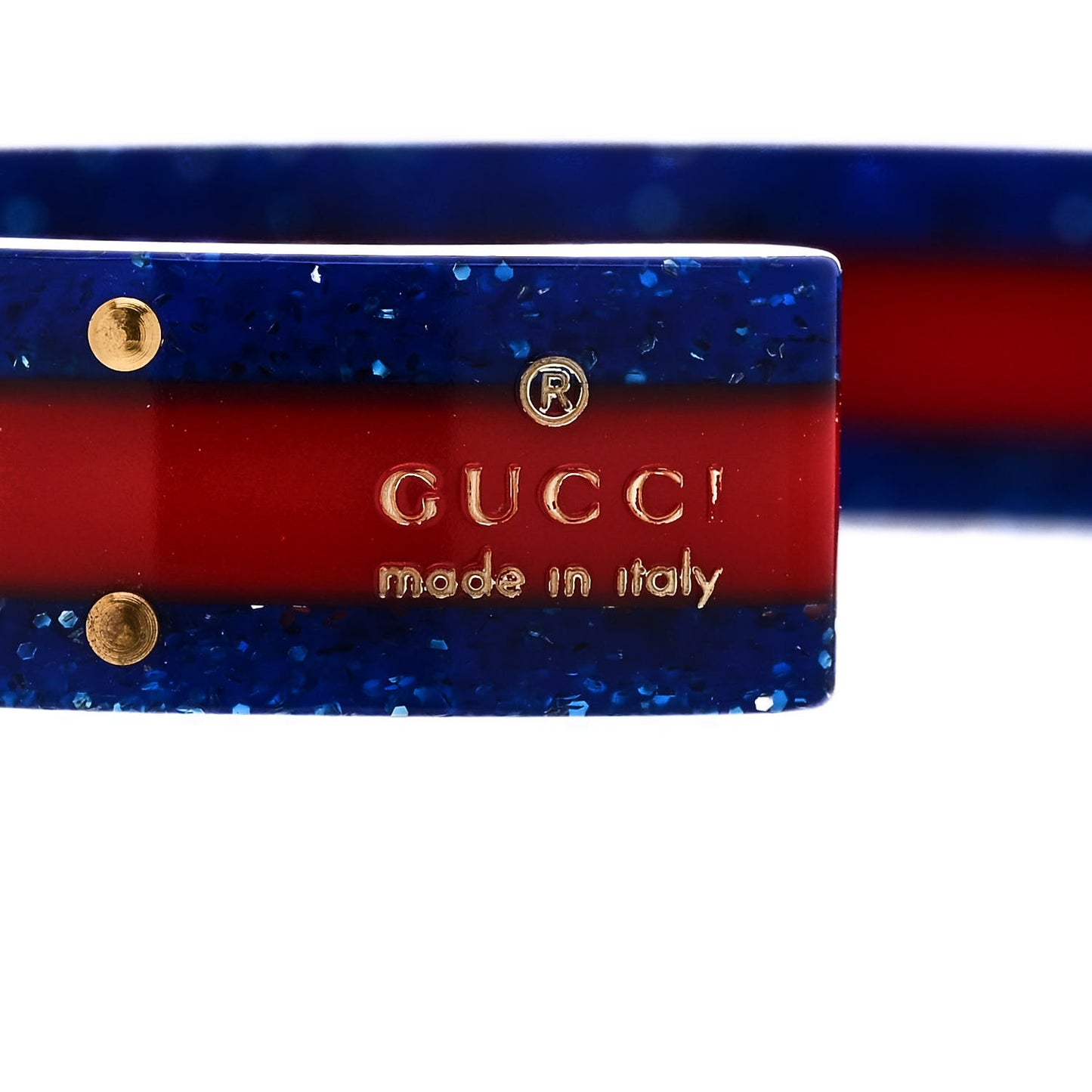 Crystal Web Cuff 18 Blue Red