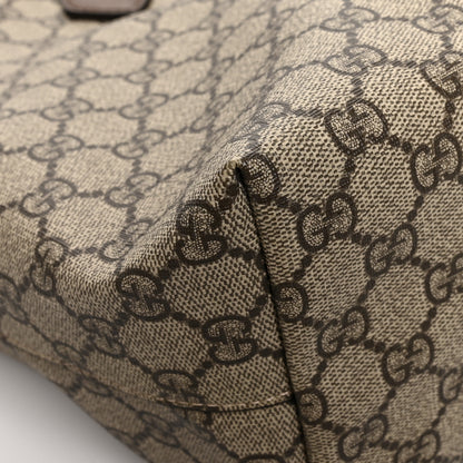 Gucci GG Supreme Monogram Medium Ophidia Shopping Tote Brown 9 of 12