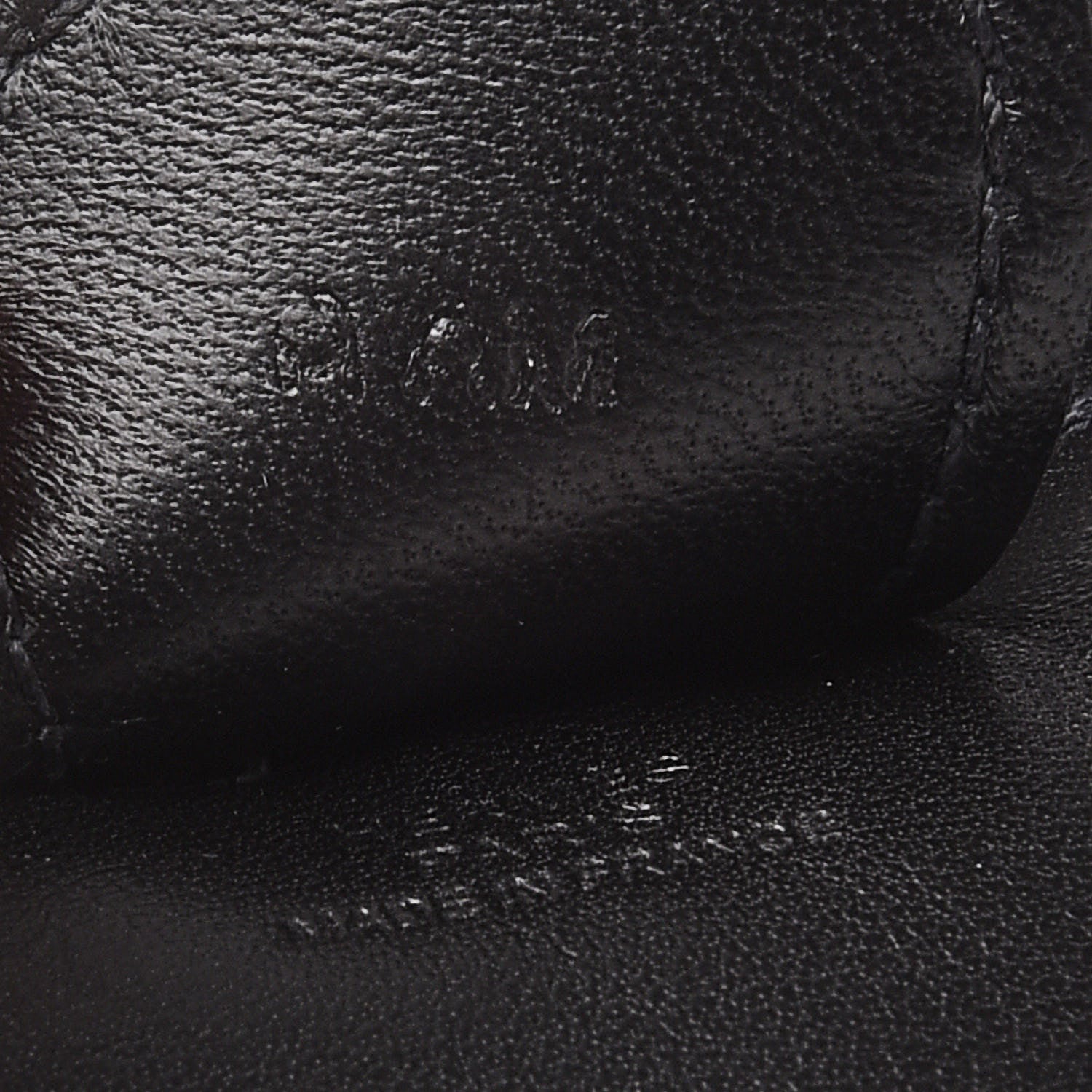 Hermes Milo Lambskin Grigri Rodeo Horse Bag Charm MM So Black 3 of 4