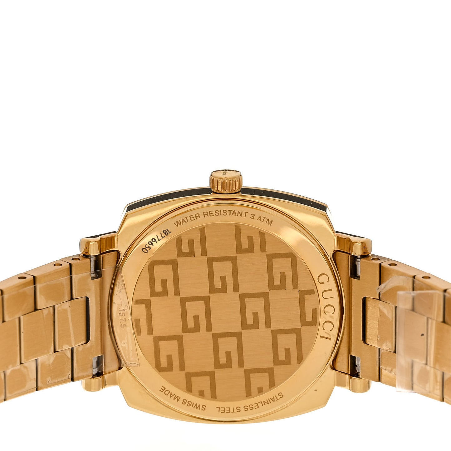 Stainless Steel 27mm Grip Quartz Watch Gold