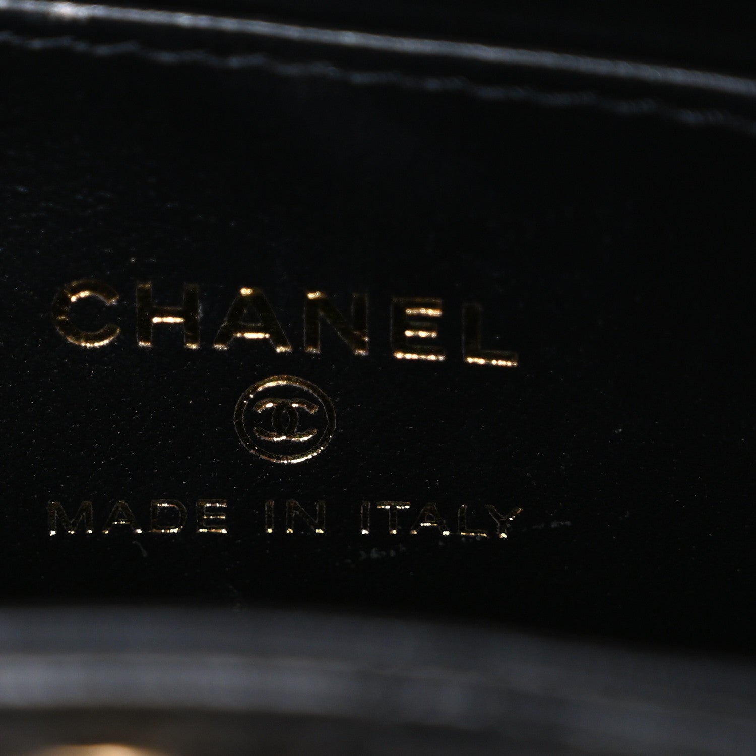 Chanel Shiny Aged Calfskin Quilted Mini Nano Kelly Shopper Black 5 of 9