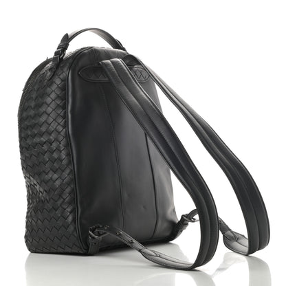 Bottega Veneta Nappa Intrecciato Backpack Black 3 of 14