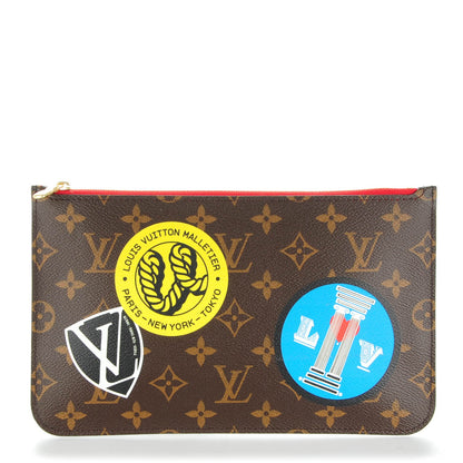 Louis Vuitton Monogram World Tour Neverfull MM GM Pochette 1 of 8