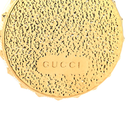Gucci Plexiglass Tiger Butterfly Key Chain Gold Multicolor 3 of 4