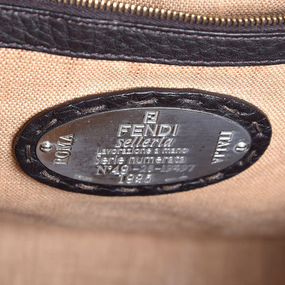 Fendi Cuoio Romano Selleria Adele 1328 Bag Moro 6 of 7