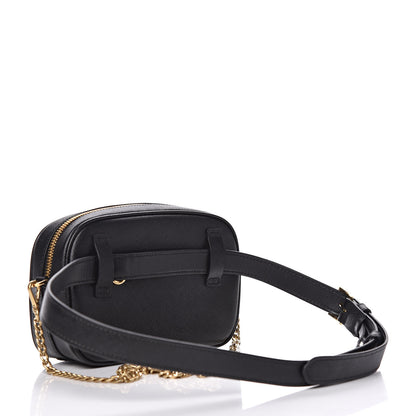 Prada Saffiano Belt Bag Black 4 of 10