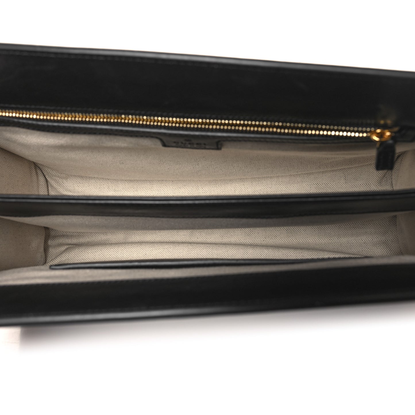 Calfskin GG Matelasse Large Slim Chain Shoulder Bag Black Natural