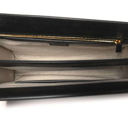 Gucci Calfskin GG Matelasse Large Slim Chain Shoulder Bag Black Natural 5 of 12