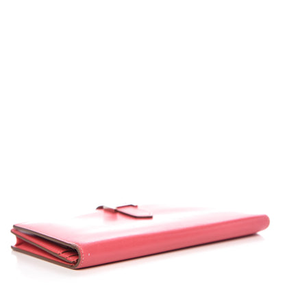 Hermes Tadelakt Bearn Gusset Wallet Rose Lipstick 4 of 16