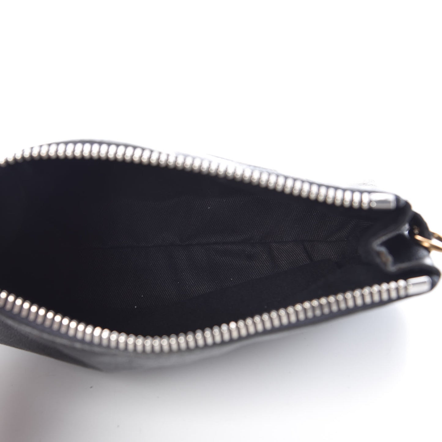 Sheepskin Embossed Logo Crossbody Black